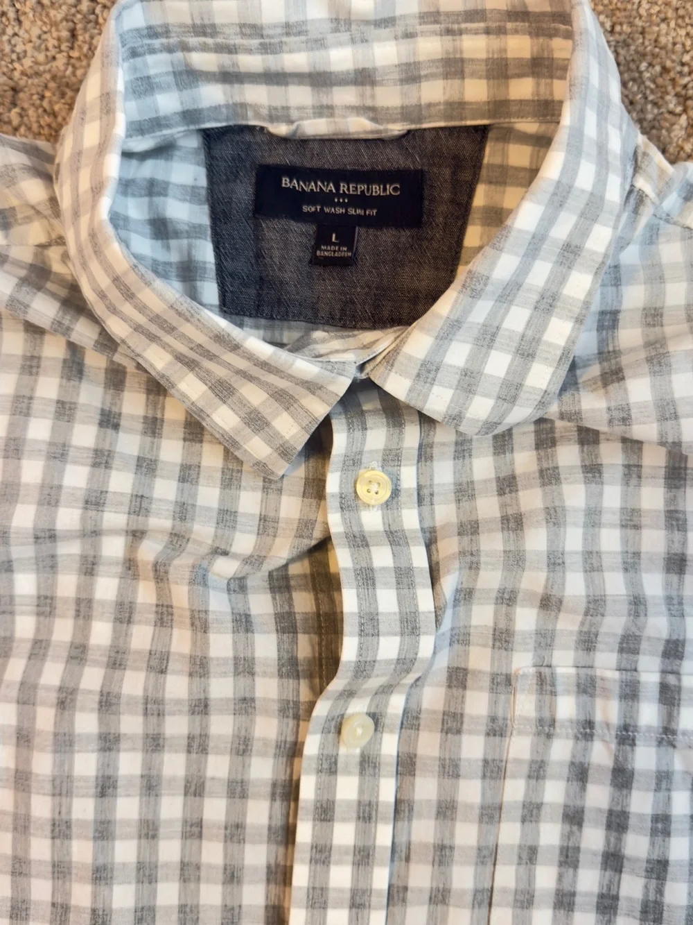 Banana Republic classic check
